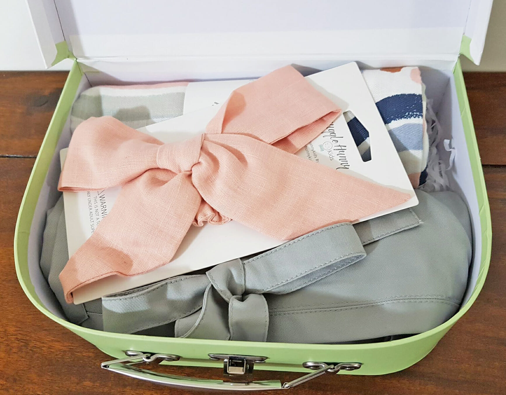 baby suitcase hamper for baby showers
